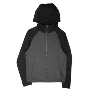 Nike Mens Tech Fleece Full Zip Hoodie Medium Sweatshirt Anthracite/Black New